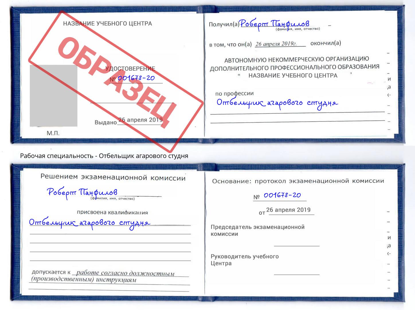 Отбельщик агарового студня Алексеевка