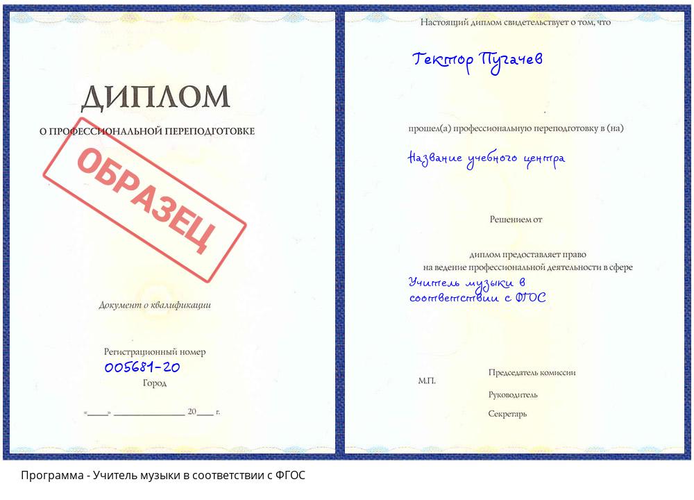 Учитель музыки в соответствии с ФГОС Алексеевка
