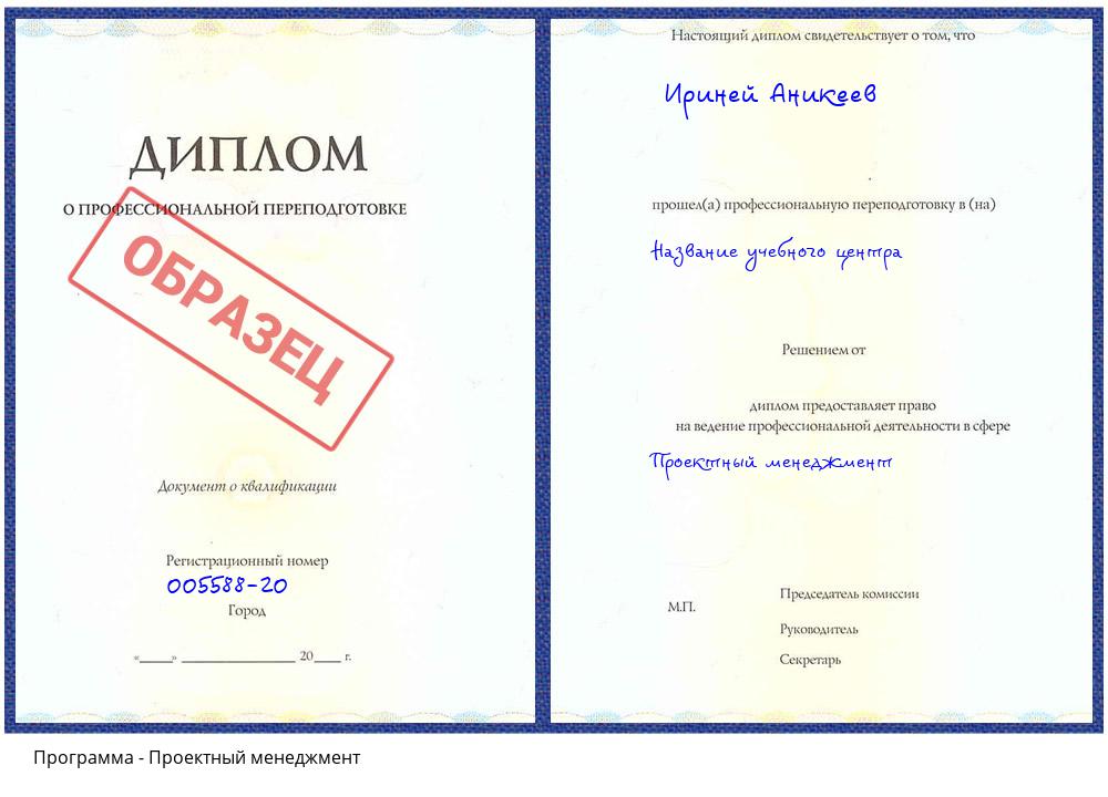Проектный менеджмент Алексеевка